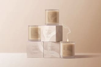 design mood board and minimal brand identity for conscious and wellness brands
