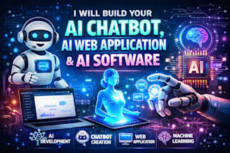 develop ai chatbot for website and custom ai web application