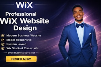 create wix website, wix studio , update wix website, wix website development