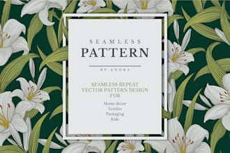 do unique custom seamless pattern