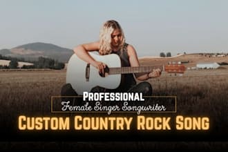 vocals, female country singer country music rock singer custom country vocalist