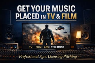 pitch your music sync licensing in TV, film, ads and netflix placemen