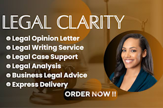 draft a precise and professional legal opinion letter to strengthen your case