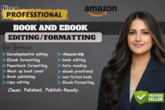 proofread edit your book in french german spanish book formatting amazon publish