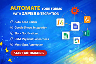 automate your jotform, google forms or typeform with zapier integration