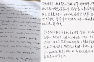 handwrite anything for you