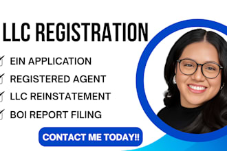 do us llc registration, reinstate llc, ein, registered agent, company formation