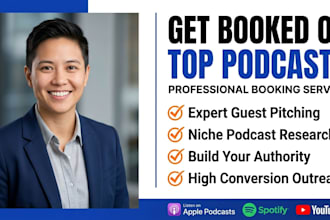do podcast outreach, guest booking, and podcast promotion