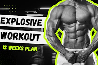 build a custom explosive power and speed training plan for serious athletes