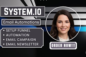 setup system io sales funnel email automation campaign tags workflow