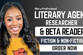 beta read and critique romance fantasy fiction sci fi, top literary agent finder