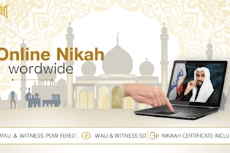 perform online nikah worldwide with wali witnesses and certificate
