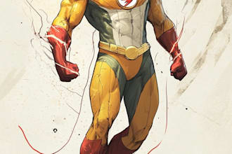 do a superhero comic