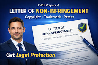 draft a strong letter of non infringement for amazon IP complaint