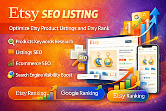 etsy SEO listing optimize etsy product listing and etsy rank