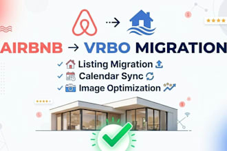 migrate your airbnb listing to vrbo, ready to rent