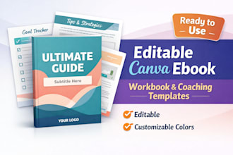 design canva ebook digital guide coaching workbook template