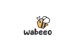 design bee educational children game logo