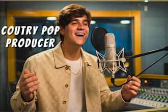 be male pop singer, country pop song producer, pop song production, male artist
