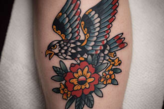 unique realistic tattoo design