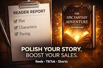 beta read and critique your cozy mystery fantasy or romantasy novel