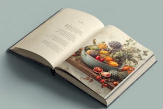 design book cover, back cover, interior layout, and ebook