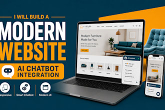 build a modern website with ai chatbot integration