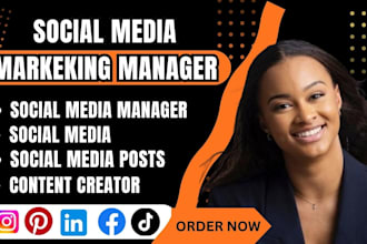 be your social media marketing manager content creator