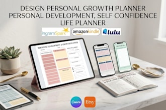 design personal growth planner personal development self confidence life planner