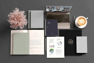 design a digital product mockup, ebook cover and ecover bundle