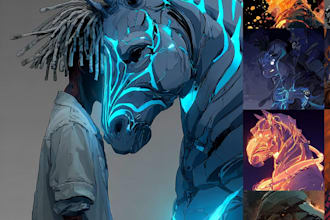 create nft art illustrations and character art