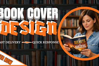 do book cover design, ebook formatting, custom paperback cover design