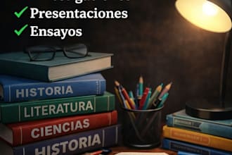 ayuda académica para actividades escolares y tutorías