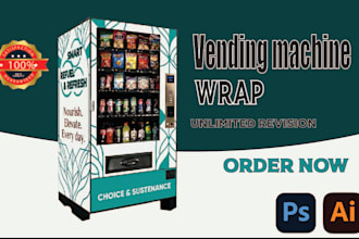 do creative branding vending machine wrap design atm machine wrap design