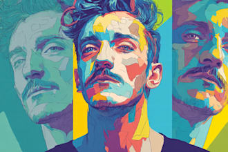 draw vector pop art illustration