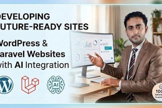 build ai powered wordpress or laravel website for you