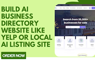 build ai business directory website like yelp or local ai listing site