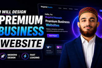 design a modern responsive website