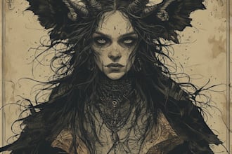 do dark art illustration