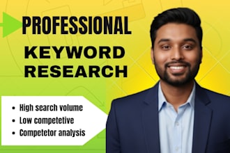 do keyword research and competitors analysis