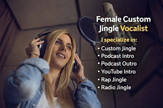 create a catchy podcast intro, youtube intro, or custom jingle