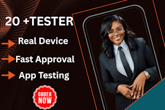 provide closed testing 12 testers 20 testers mobile app testing 12 testers