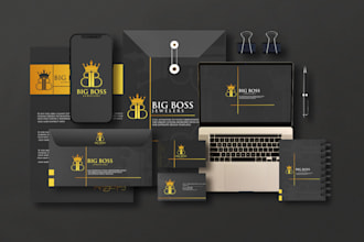 design business card, letterhead, and stationery all items