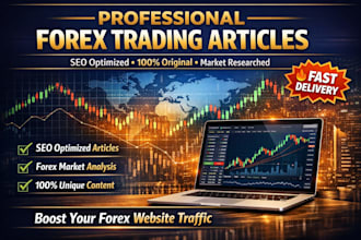 write forex trading article, forex analysis and SEO forex content for website
