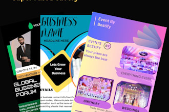 design eye catching event, party and club posters in 24hours