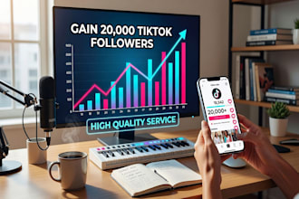 gain 20,000 tiktok followers high quality service
