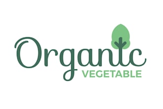 design a fresh and creative vegetable logo for your farm or brand