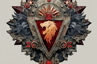 make any heraldic shield, coat of arms or family crest