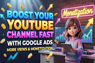 boost your youtube channel fast with google ads more views and monetization
