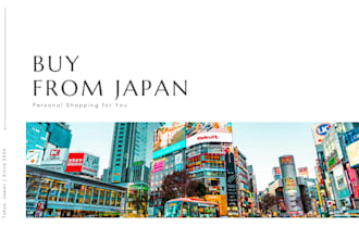 buy and ship items from japan as your personal shopper